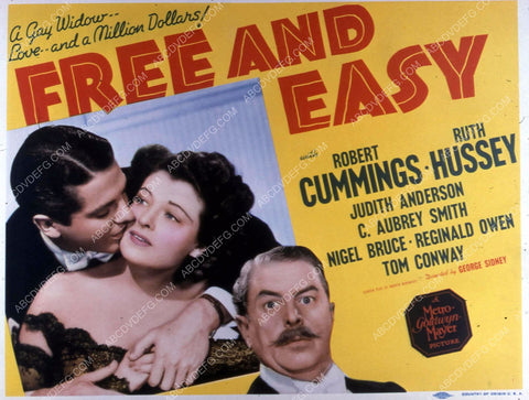 Robert Cummings Ruth Hussey film Free and Easy 35m-10764