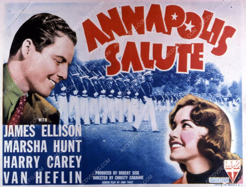 James Ellison Marsha Hunt film Annapolis Salute 35m-10776