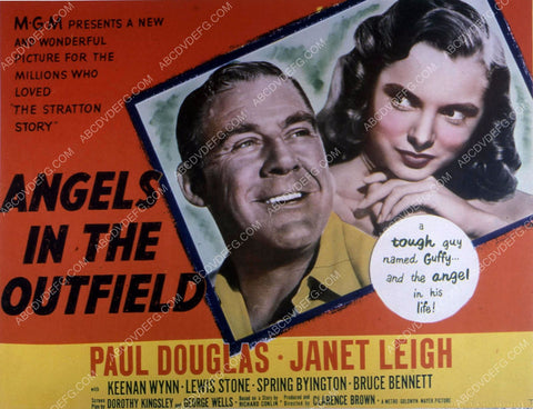 Paul Douglas Janet Leigh film Angels in the Outfield 35m-10778