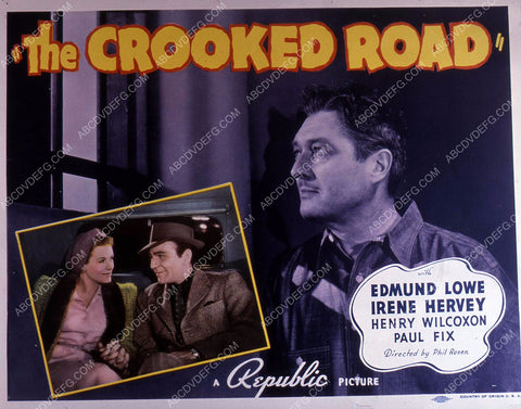Edmund Lowe Irene Hervey film The Crooked Road 35m-10839