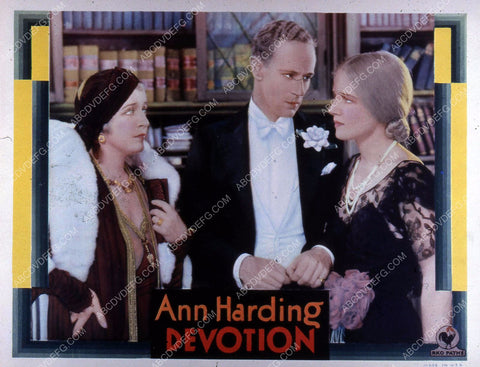 Ann Harding Leslie Howard Louise Closer Hale film Devotion 35m-10854