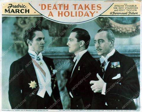 Fredric March Guy Standing film Death Takes a Holiday 35m-10880