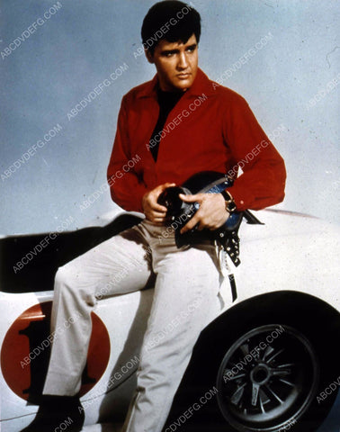 Elvis Presley and his racing gear film Speedway 35m-11021