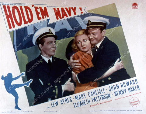 Mary Carlisle Lew Ayres film Hold Em Navy 35m-1111
