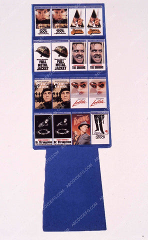 ad display Stanley Kubrick DVD VHS dispay stand 35m-11559