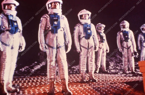 astronauts in Tyco Moon crater film 2001 A Space Odyssey 35m-11596