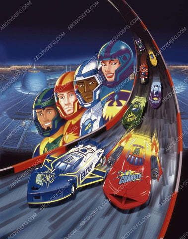 animated characters TV Nascar Racers 35m-11600