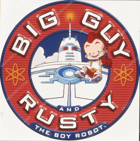 animated characters TV Big Guy and Rusty the Boy Robot logo 35m-12294