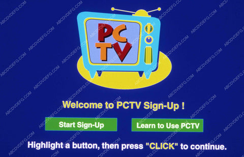 ad promo interactive TV PCTV website tutorial 35m-12605