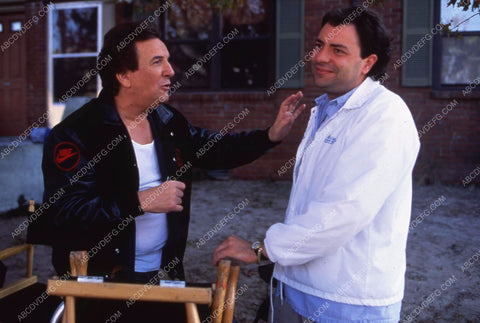 Danny Aiello director George Gallo on set film 29th Street 35m-12773