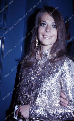 Natalie Wood in new silver metallic jacket 35m-13205