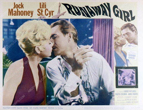 Jock Mahoney Lili St. Cyr film Runaway Girl 35m-1323