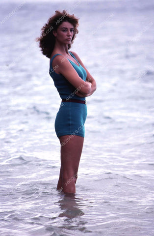 Rachel Ward wading in the surf 35m-13271