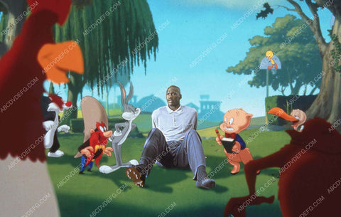 Bugs Bunny Porky Pig Yosemite Sam Michael Jordan film Space Jam 35m-13478