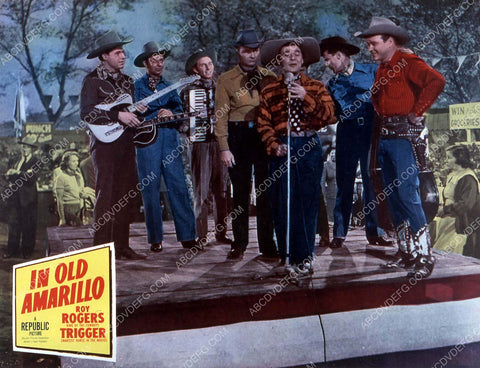 Roy Rogers and the band film In Old Amarillo 35m-14034-2