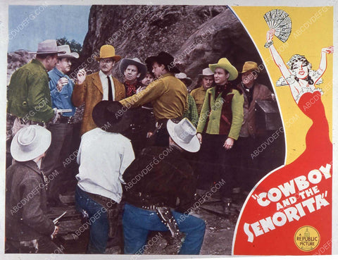 Roy Rogers and cast film Cowboy and the Senorita 35m-14068-2