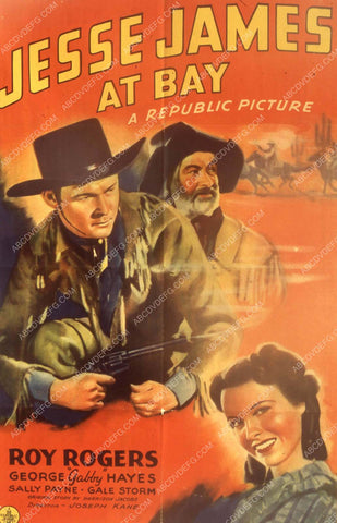 Roy Rogers Gabby Hayes Sally Payne film Jesse James at Bay 35m-14071-2