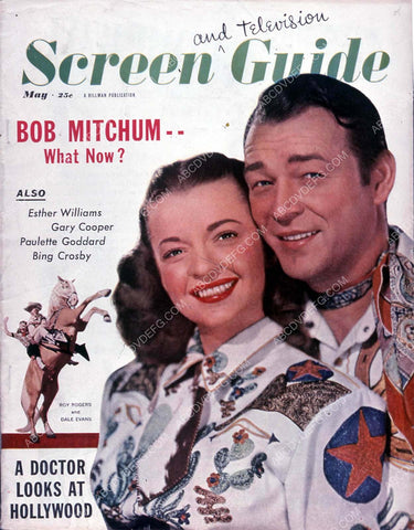 Dale Evans Roy Rogers Screen and Television Guide magazine cover 35m-14100-2