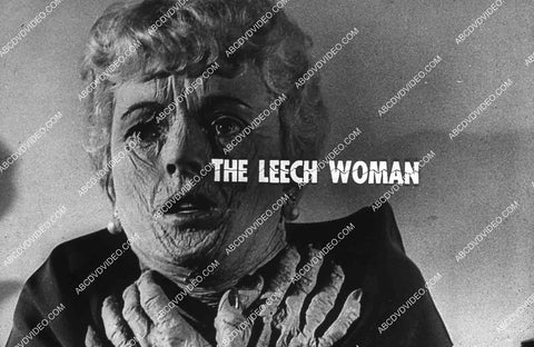 cool TV promo Coleen Gray film The Leech Woman 35m-14161