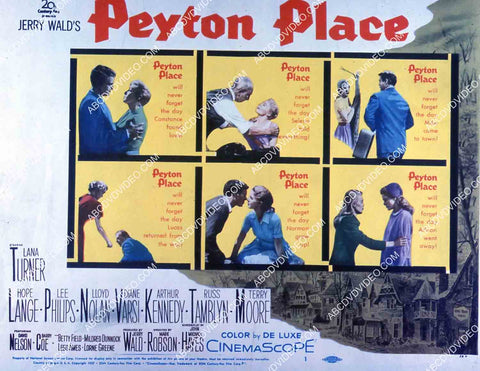 ad slick Lana Turner film Peyton Place 35m-14182