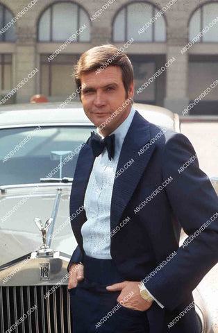 Lee Majors posing w the Rolls Royce automobile TV The Six Million Dollar Man 35m-14214