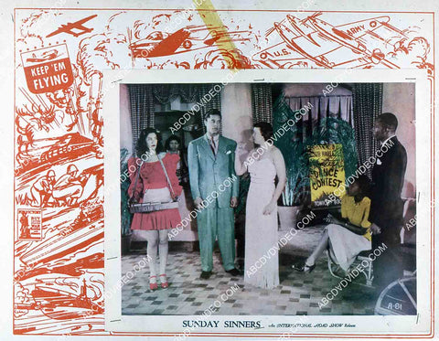 Earl Syndor Norman Astwood Edna Mae Harris all black cast film Sunday Sinners 35m-14551