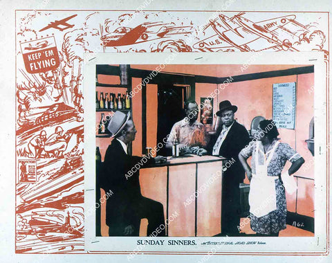 Earl Syndor Norman Astwood Edna Mae Harris all black cast film Sunday Sinners 35m-14552