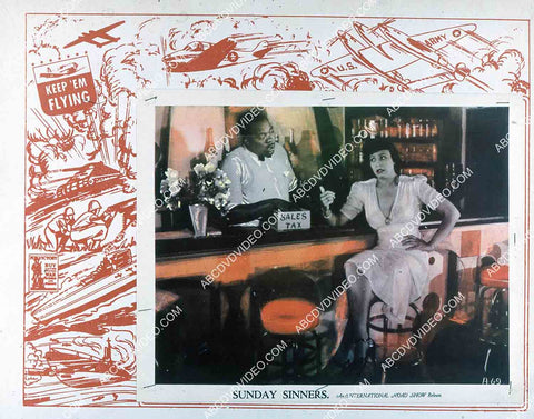 Earl Syndor Norman Astwood Edna Mae Harris all black cast film Sunday Sinners 35m-14553