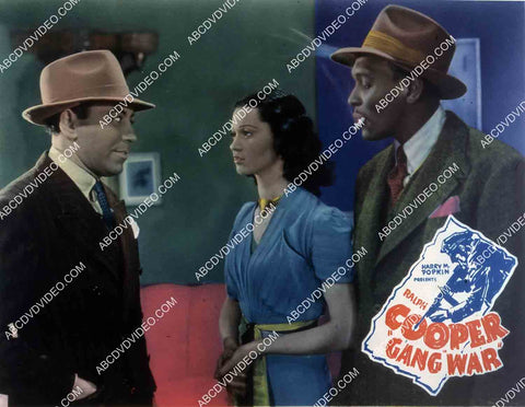 Ralph Cooper Monte Hawley Reginald Fenderson Gladys Snyder all black cast film Gang War 35m-14892