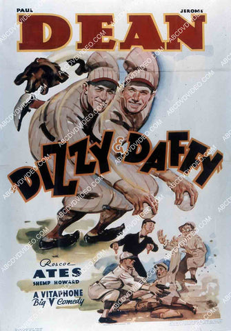 Paul & Jerome Dizzy & Daffy Dean Vitaphone comedy film Dizzy & Daffy 35m-15159