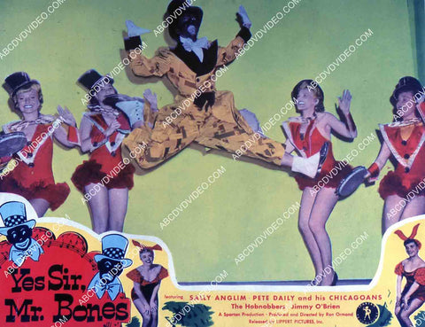 Sally Anglim dancing girls do Minstrel Show film Yes Sir Mr Bones 35m-15183