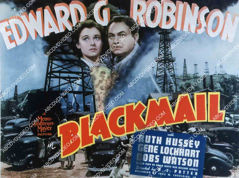 Ruth Hussey Edward G Robinson film Blackmail 35m-15332