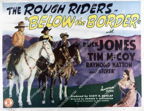 Buck Jones Tim McCoy Raymond Hatton film Below the Border 35m-15363