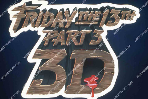 artwork promo horror film Friday the 13th Part 3 3D 35m-15448