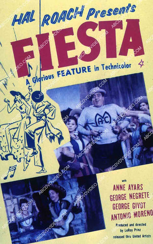 Anne Ayars George Negrete Antonio Moreno film Fiesta 35m-15522