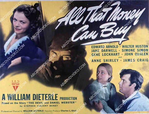 Simone Simon Anne Shirley film All That Money Can Buy aka The Devil and Daniel Webster 35m-15562