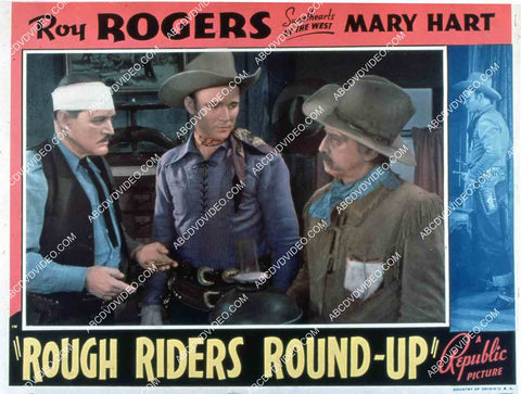 Roy Rogers and cast film Rough Riders Round-Up 35m-15597