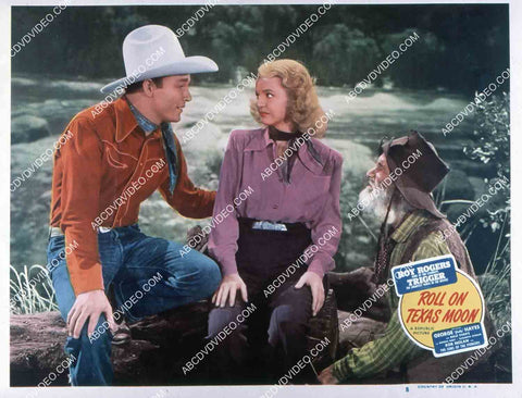 Roy Rogers Dale Evans Gabby Hayes film Roll on Texas moon 35m-15604
