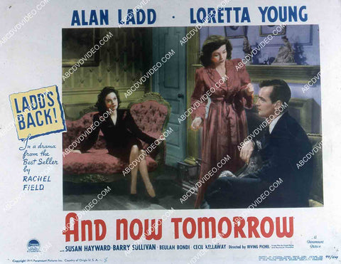 Susan Hayward Loretta Young Alan Ladd film And Now Tomorrow 35m-15618