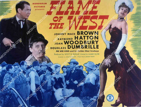 Johnny Mack Brown Joan Woodbury film Flame of the West 35m-15627