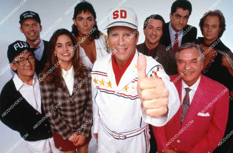 Jennifer Grant Bob Einstein Don Lake and cast TV Super Dave Osborne's Las Vegas Spectacular 35m-15720