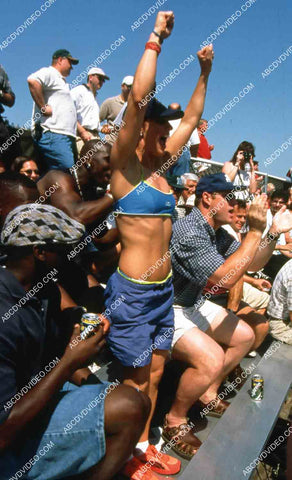 Stacey Griffith and crowd cheers Travel Channel documentary TV Intersection 35m-15913