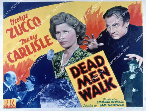 George Zucco Mary Carlisle film Dead Men Walk 35m-15985