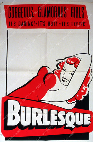 cool generic Burlesque poster for live shows 35m-1600