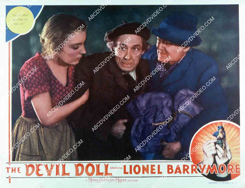 Maureen O'Sullivan Henry B Walthall Lionel Barrymore film The Devil Doll 35m-16015