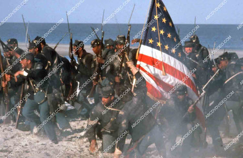 Civil War battle sequence film Glory 35m-16198