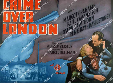 Margot Grahame Paul Cavanaugh film Crime Over London 35m-16235