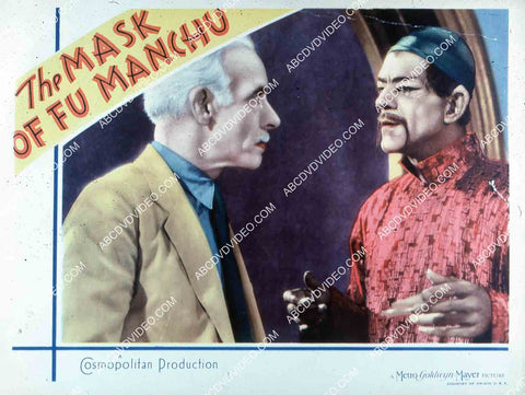 Lewis Stone Boris Karloff film The Mask of Fu Manchu 35m-16280