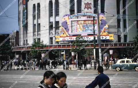 circa 1956 historic Philippines city life theatre marquee maybe 35m-16283