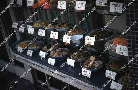 circa 1956 historic Philippines city life various food dishes and prices 35m-16318